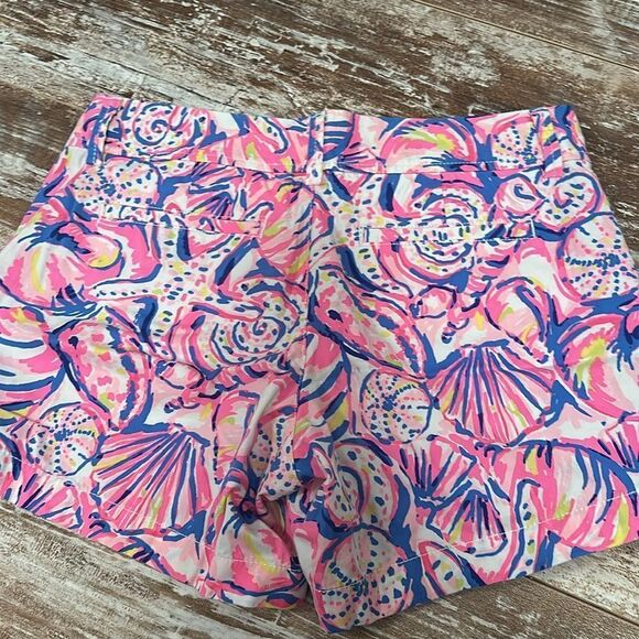 Lilly Pulitzer Callahan Shorts Vibrant Pink Pattern - Picture 6 of 6